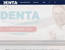 Tablet Screenshot of denta.ro